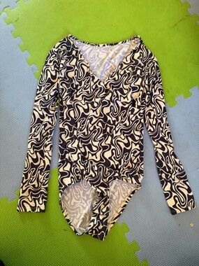 Storq maternity printed bodysuit